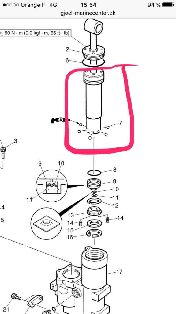 vue eclatee moteur hors bord yamaha